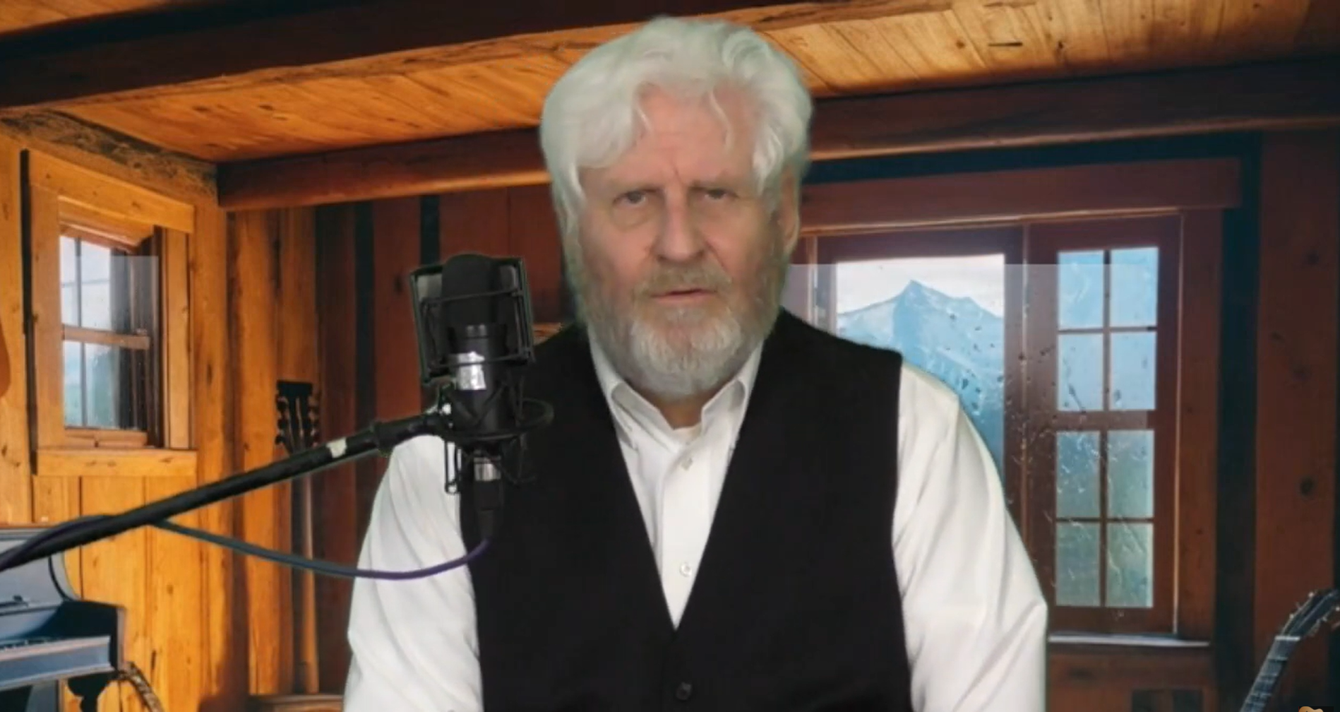 Bruce Lande in the studio