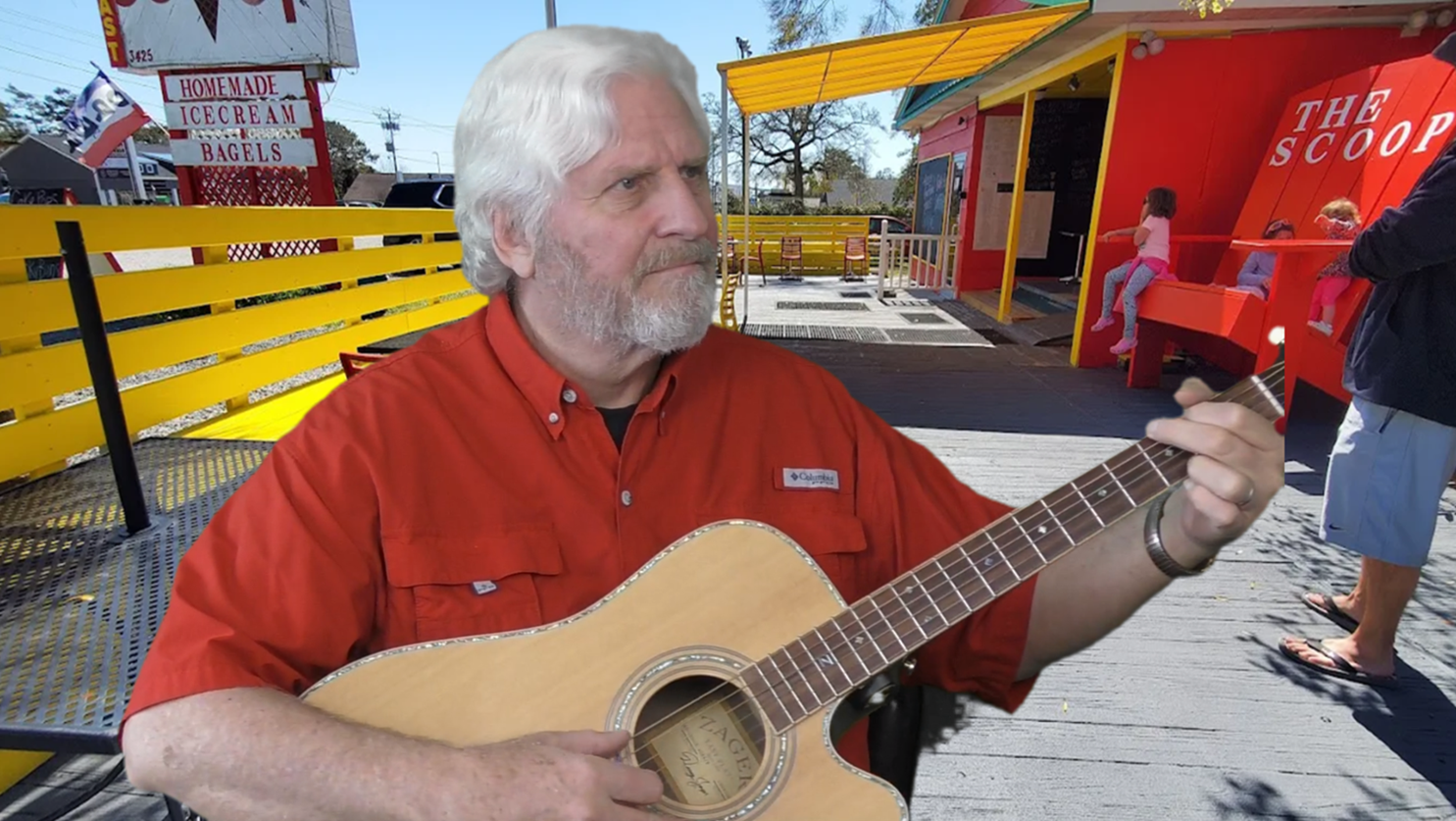 Bruce Lande performing at The Scoop